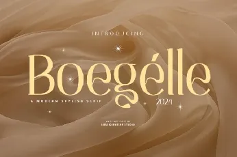 Boegelle font