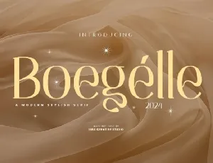 Boegelle font