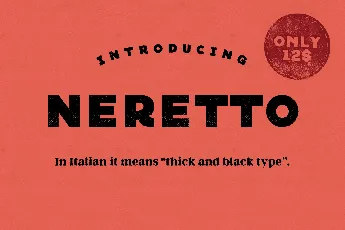 Neretto font