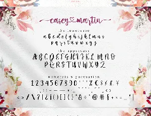 Casey Martin font