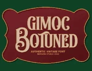 Gimoc Botuned font