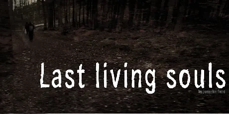 Last living souls font