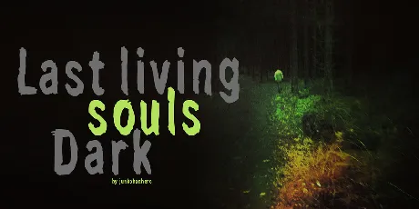 Last living souls font