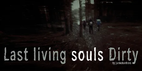 Last living souls font