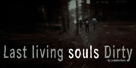 Last living souls font