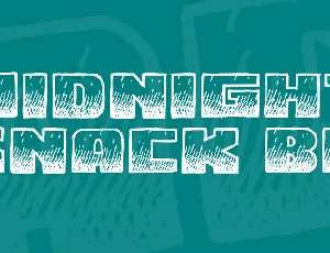 Midnight Snack BB font