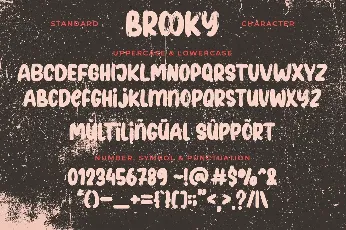 Brooky font