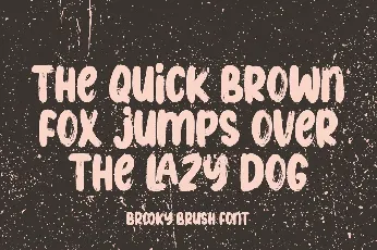 Brooky font