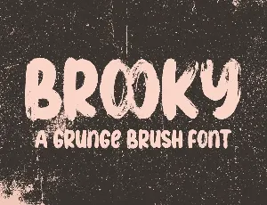 Brooky font