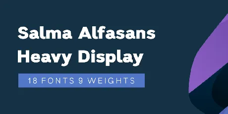 Salma Display font