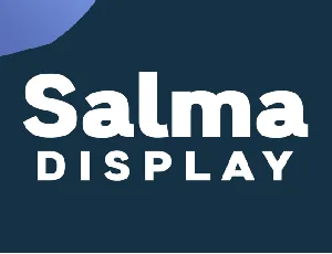 Salma Display font