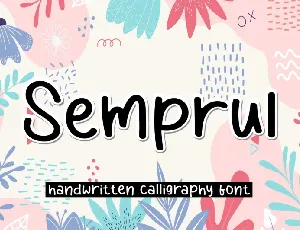 Semprul Script font