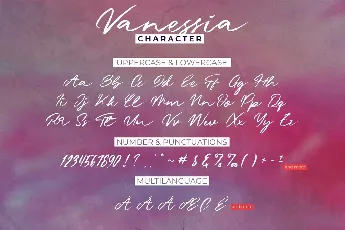 Vanessia font