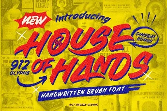 House Of Hands font