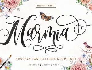 Marmia Calligraphy font