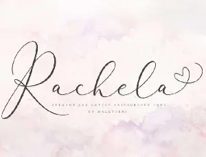 Rachela Script Free font