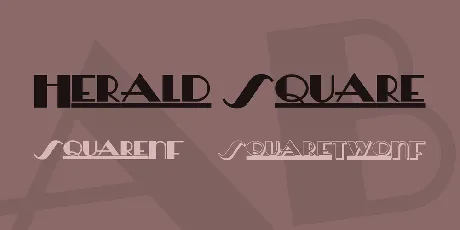 Herald Square font