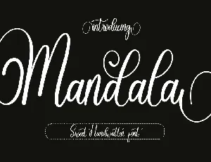 Mandala Script Typeface font