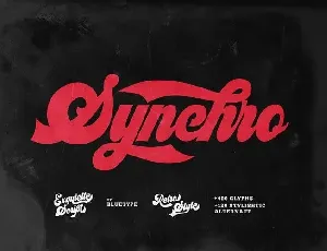 Synchro Script font