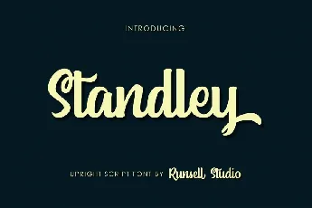 Standley Script font