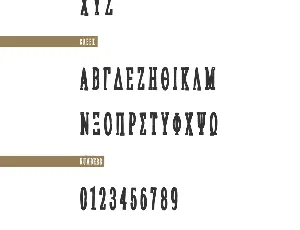 Sanek Typeface font