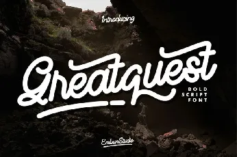 Greatquest Bold Script font