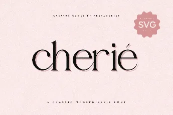 Cherie font