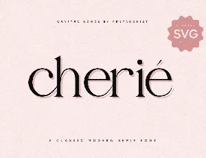 Cherie font