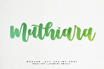 Muthiara font