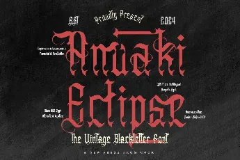 Anuaki Eclipse font