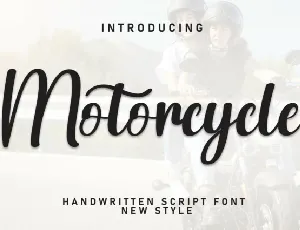 Motocycle Script font