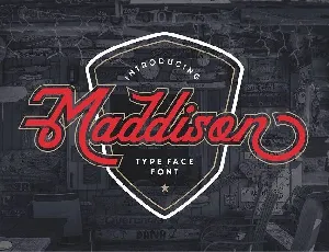 Maddison Typeface font