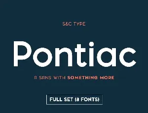 Pontiac font