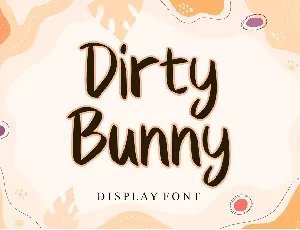 Dirty Bunny font