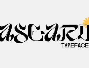 Asgard Typeface font