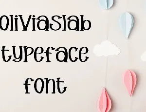 Olivia Slab font