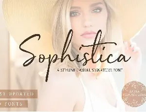 Sophistica Script font