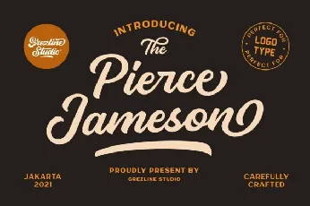 Pierce Jameson font