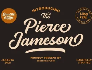 Pierce Jameson font