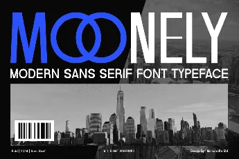 MOONELY font