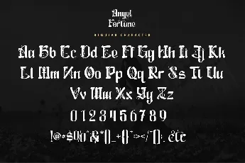 Angel Fortune-Personal use font