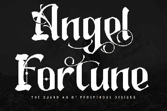 Angel Fortune-Personal use font