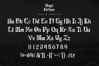 Angel Fortune-Personal use font