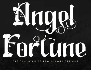 Angel Fortune-Personal use font