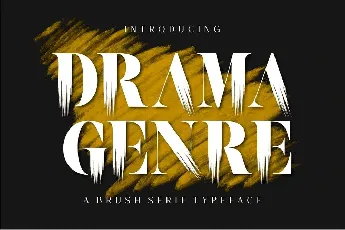 Drama Genre font