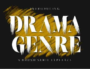 Drama Genre font