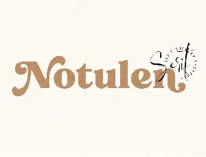 Free - Notulen Serif Display font