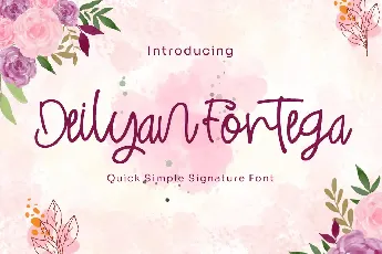 Deilyan Fortega font