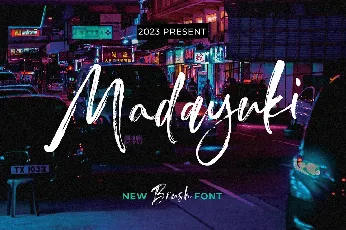 Madayuki font