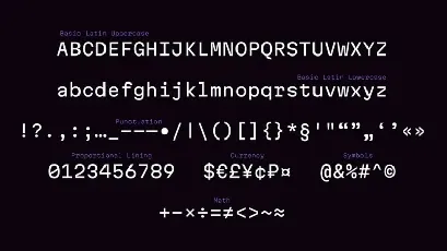 Martian Mono Family font